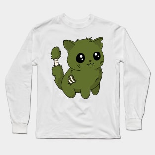 Cute zombie kitten Long Sleeve T-Shirt